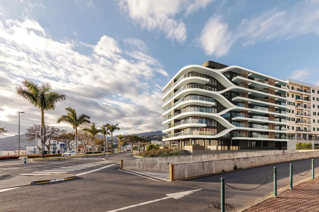 Edifício Varino com fachada vista Funchal