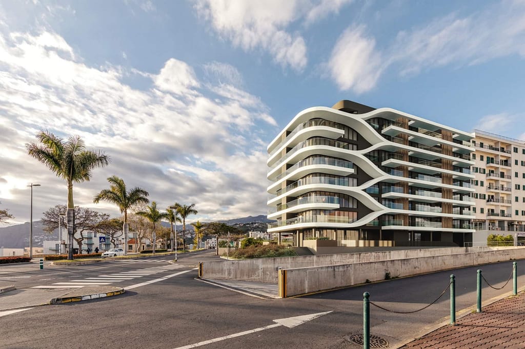 Edifício Varino com fachada vista Funchal